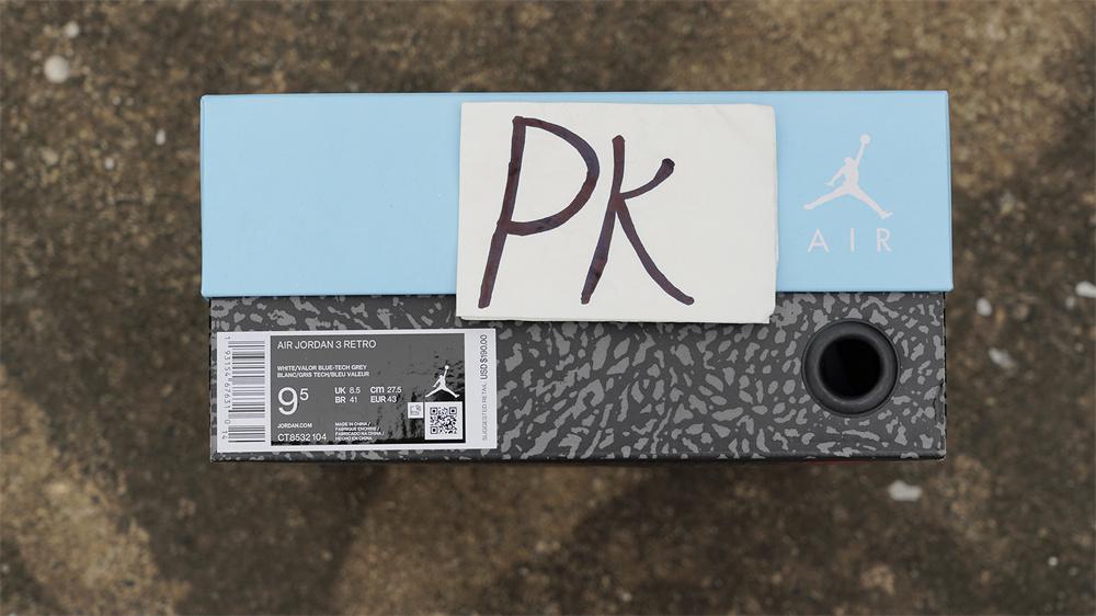 PK GOD Jordan 3 Retro UNC Retail Materials Ready to Ship